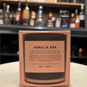 Vanilla Era Black Candle by Boy Smells